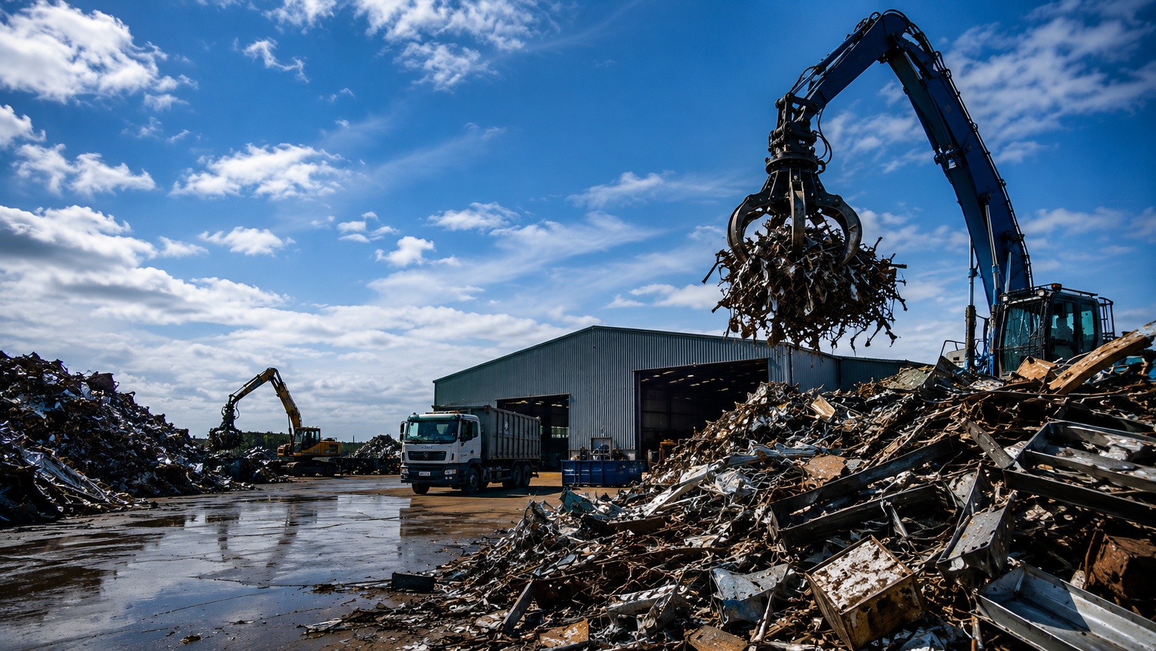 Asande scrap collection truck